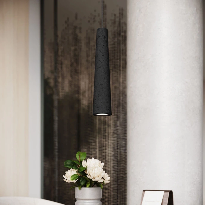 Hanglamp ELECTRA zwart beton