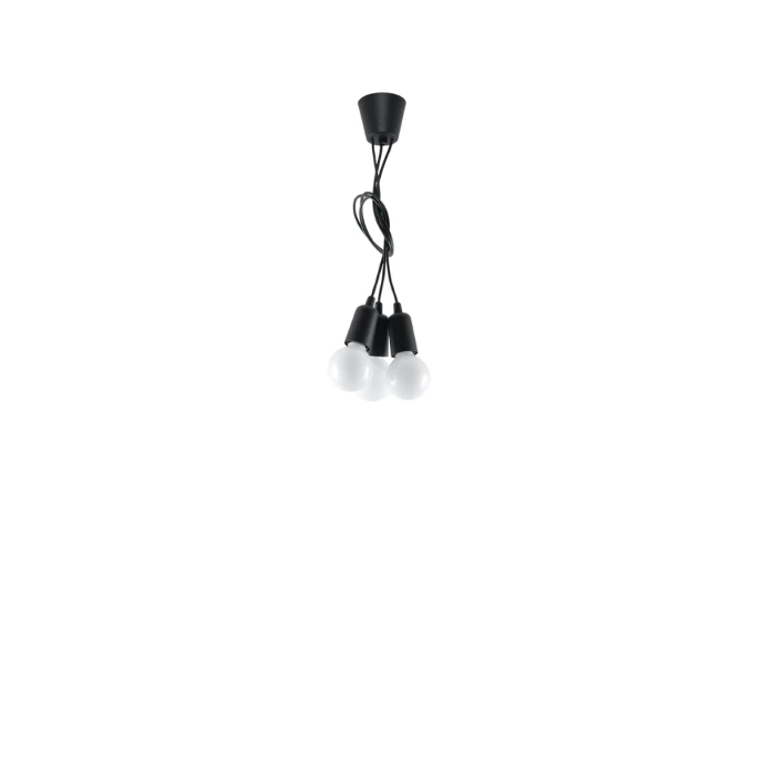 Hanglamp DIEGO 3 zwart