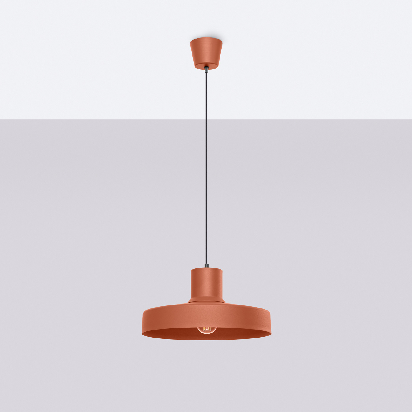 Hanglamp BILO rood oker
