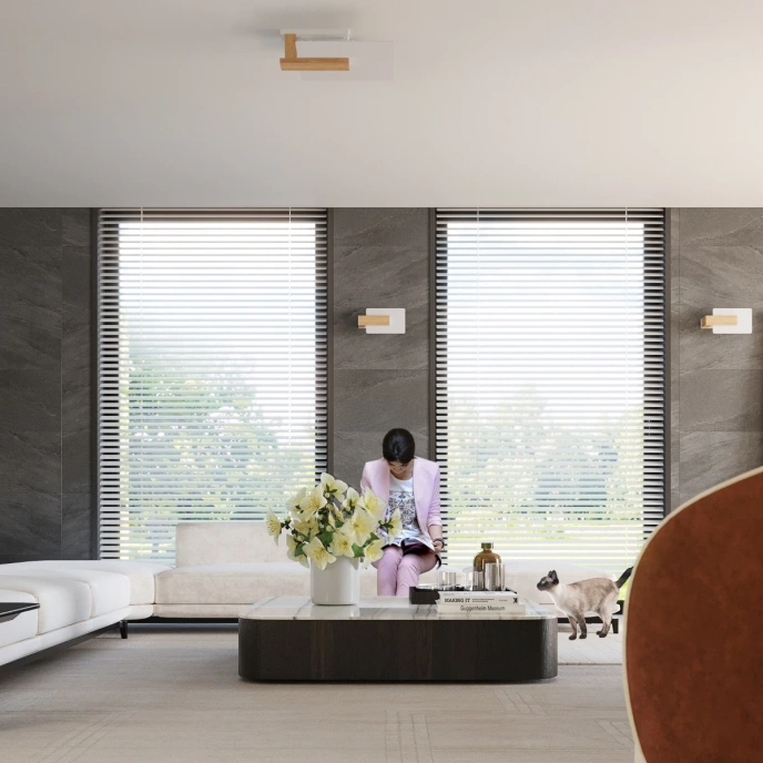 Wandlamp LAPPO naturel hout