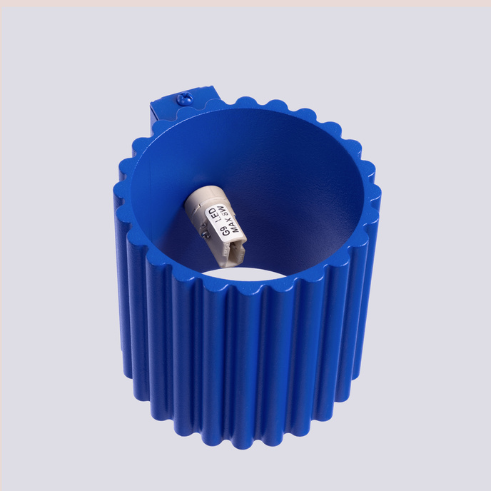 Wandlamp AURA ultramarijn G9