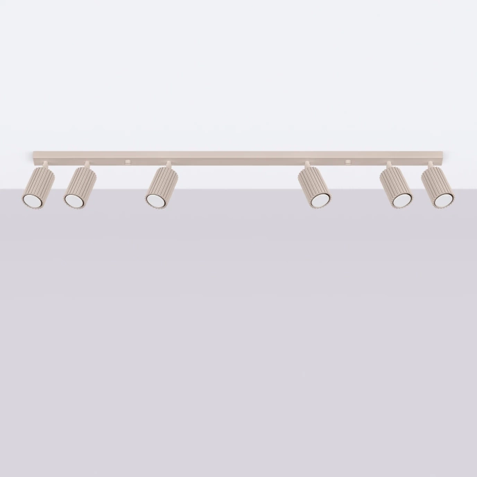 Plafondlamp KARBON 4 taupe