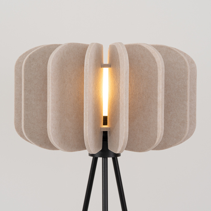 Staande lamp MULA 45 beige