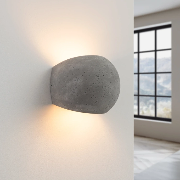 Wandlamp GLOBE beton