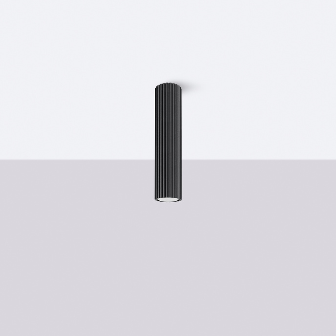 Plafondlamp KARBON 30 zwart