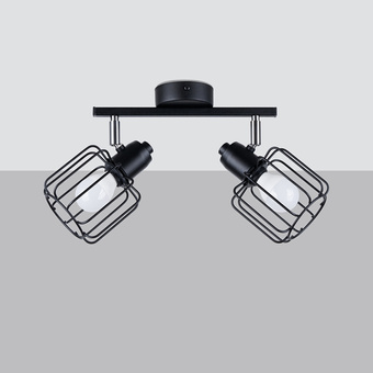 Plafondlamp BELUCI 2 zwart