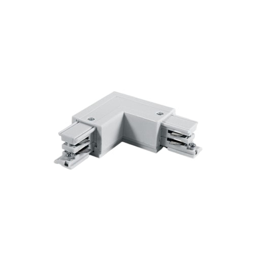 Voedingsconnector ANGLED LEFT wit