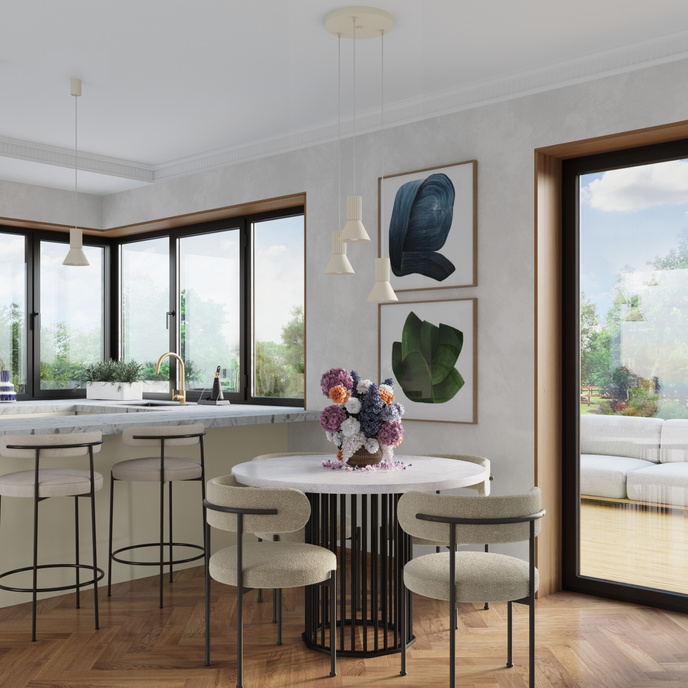 Hanglamp ESTRIA 1 beige