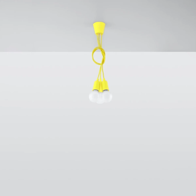 Hanglamp DIEGO 3 geel
