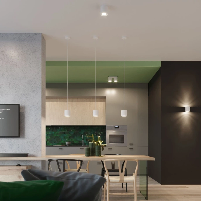 Plafondlamp ORBIS 1 wit