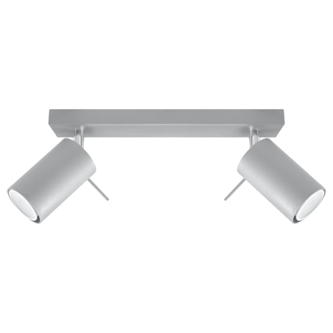 Plafondlamp RING 2 grijs