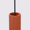 Hanglamp KARBON 1 rood oker