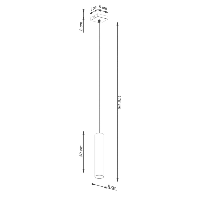 Hanglamp LAGOS 1 beige