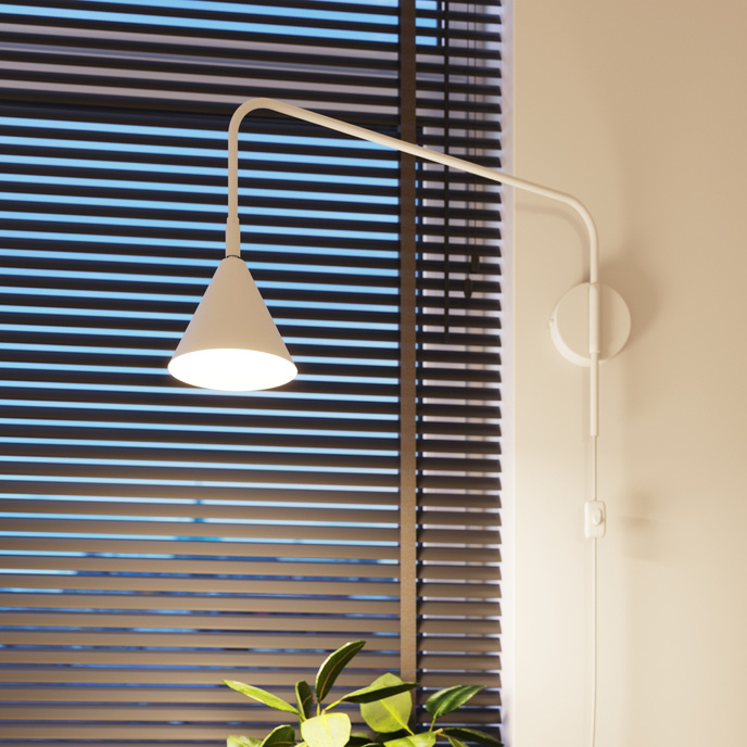 Wandlamp NOX wit