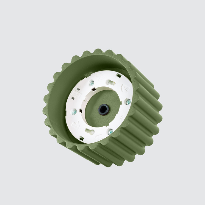 Plafondlamp AURA 1 olijfgroen Gx53