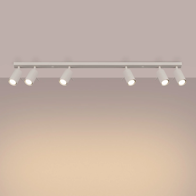 Plafondlamp RING 6L beige