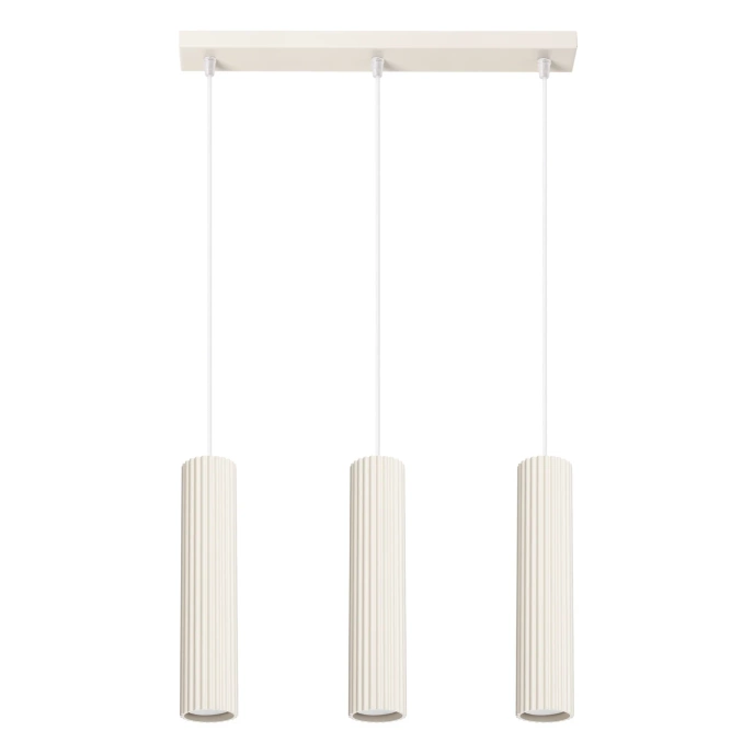 Hanglamp KARBON 3L beige