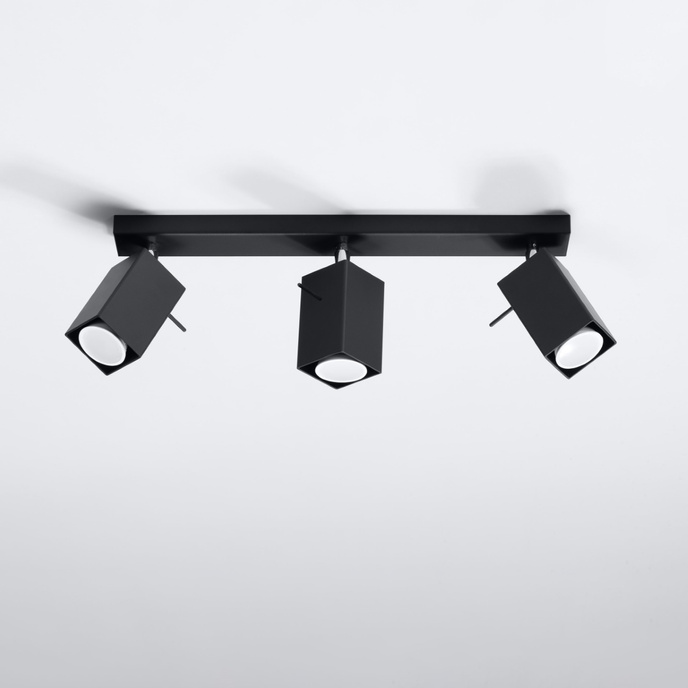 Plafondlamp MERIDA 3 zwart