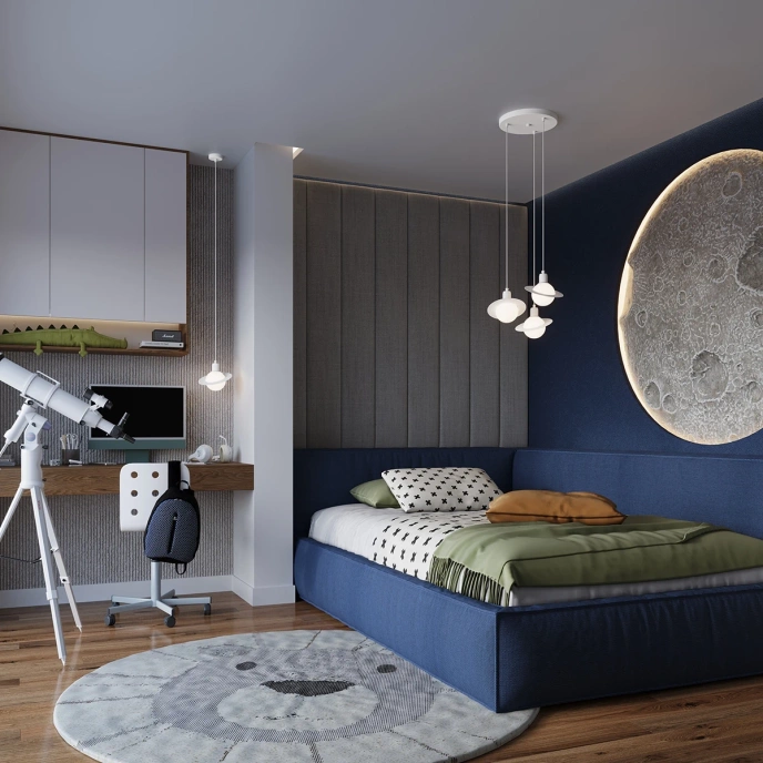 Hanglamp HYPERION 1 wit