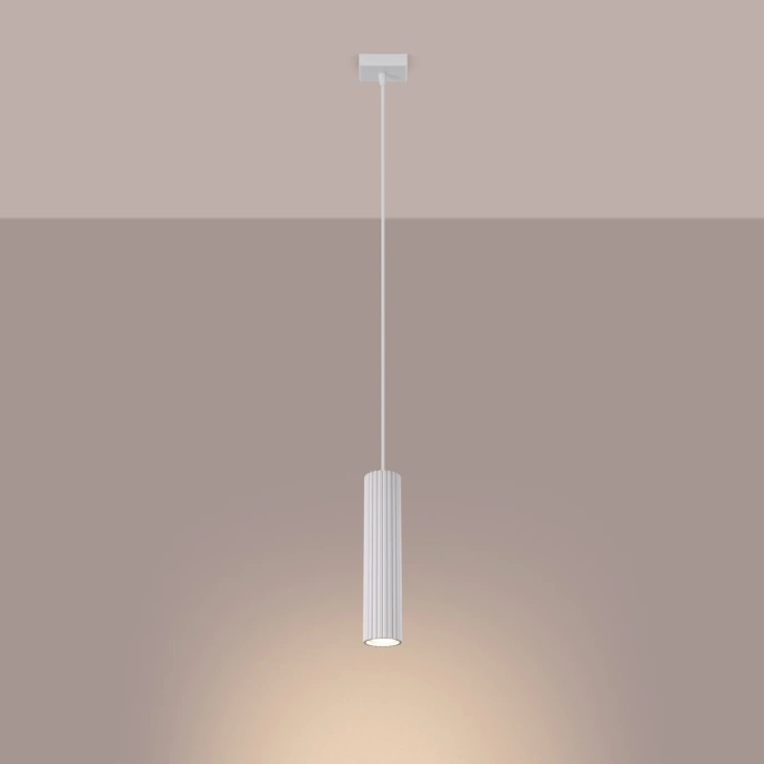 Hanglamp KARBON 1 wit