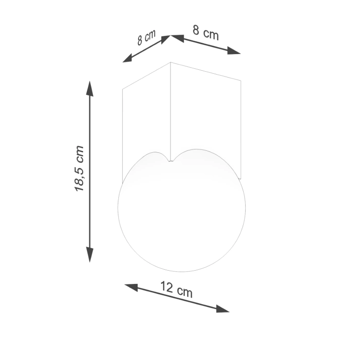 Plafondlamp SOLIS natuurlijk hout