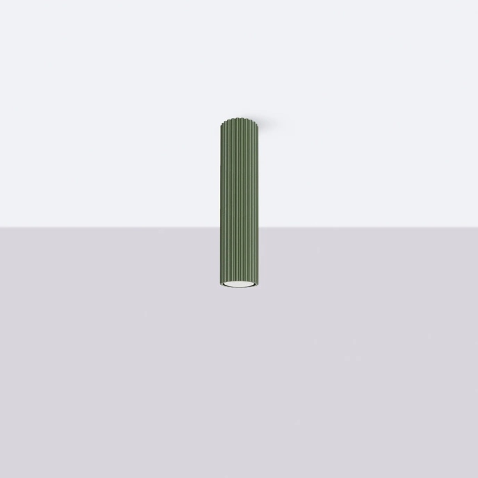 Plafondlamp KARBON 30 olijfgroen