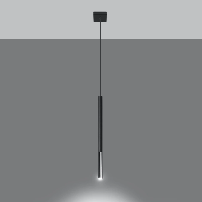 Hanglamp MOZAICA 1 zwart/chroom
