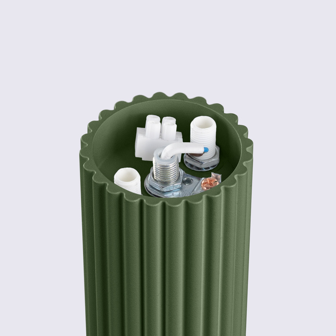 Plafondlamp HALO olijfgroen IP44