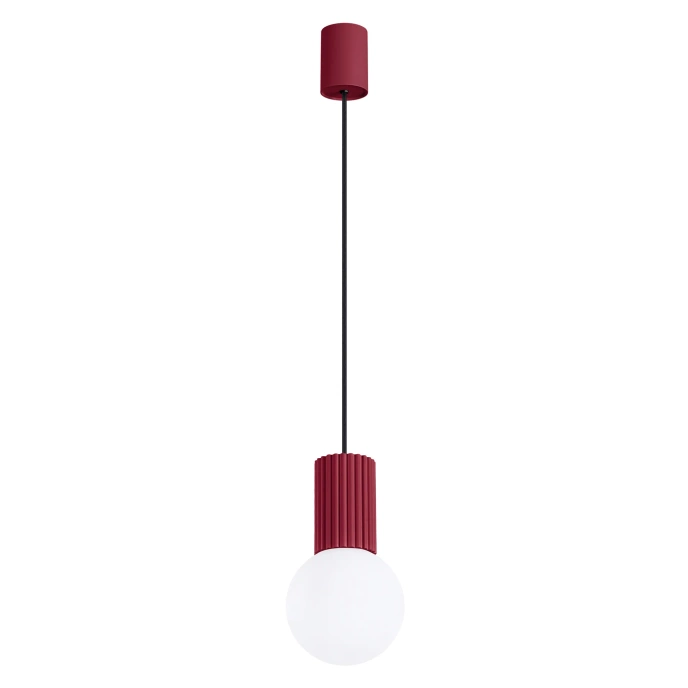 Hanglamp HALO 1 bordeauxrood