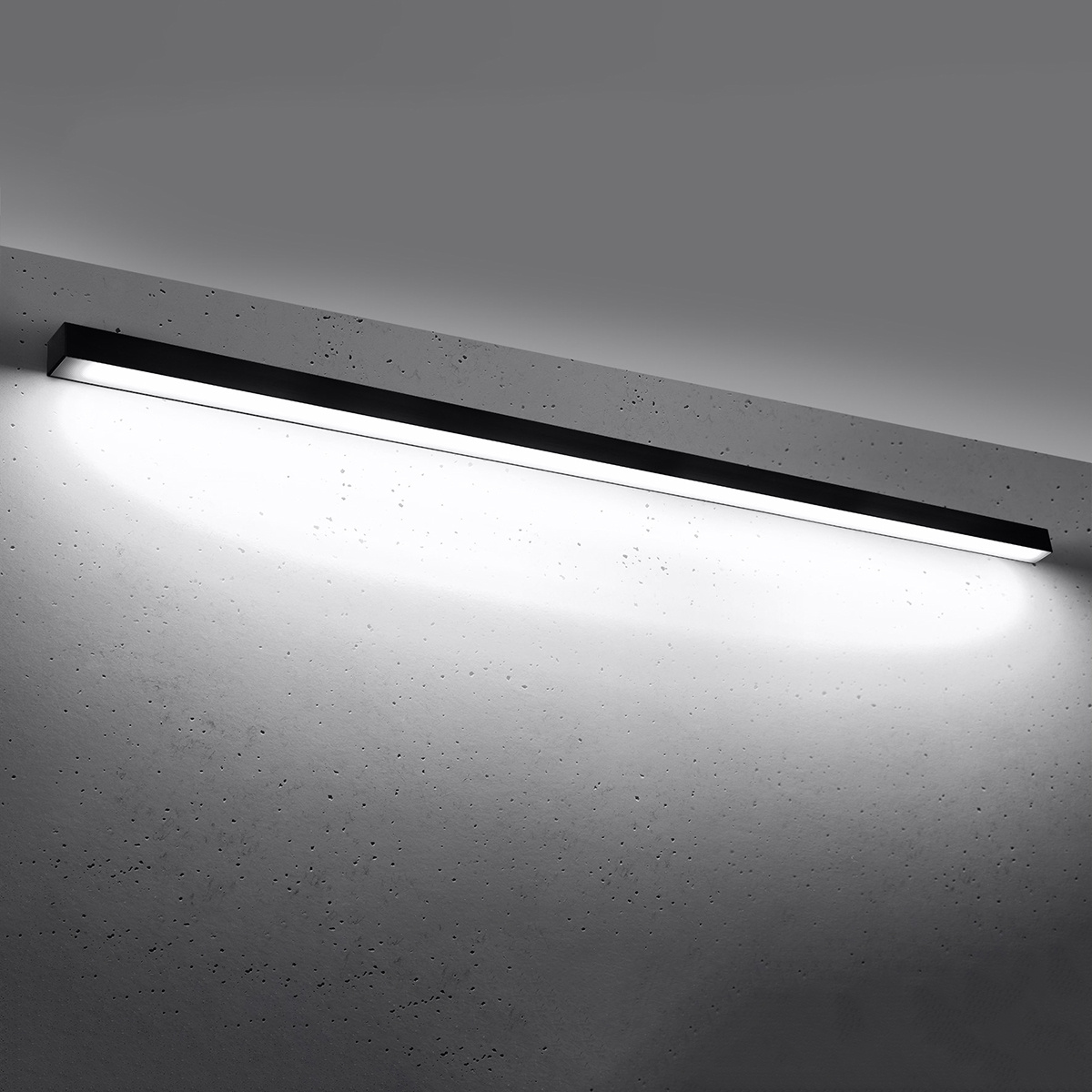 Wandlamp PINNE 200 zwart