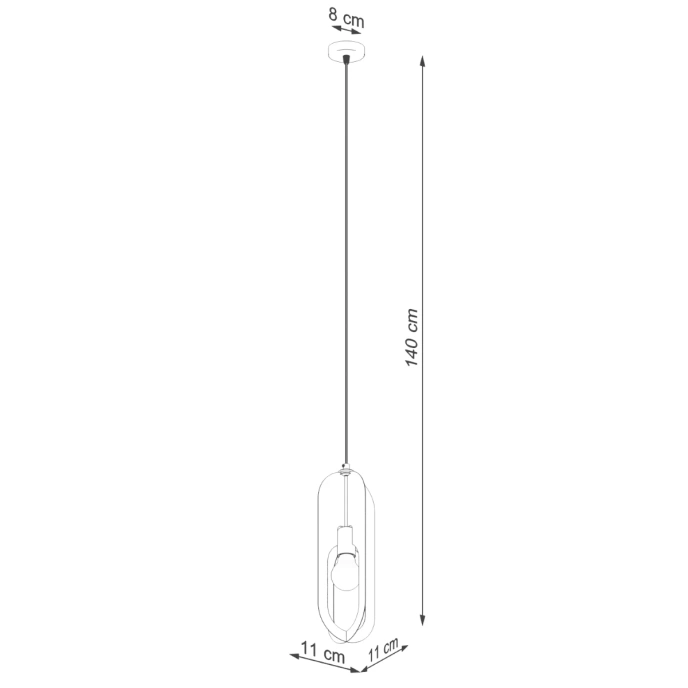 Hanglamp NICUS 1 wit