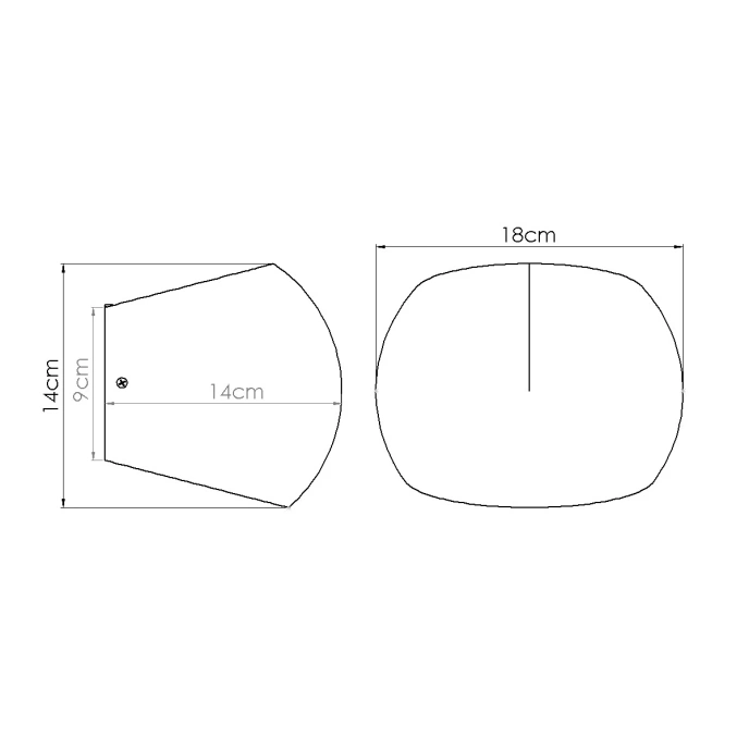 Wandlamp GLOBE beton