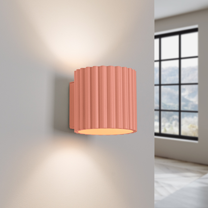 Wandlamp AURA perzik G9
