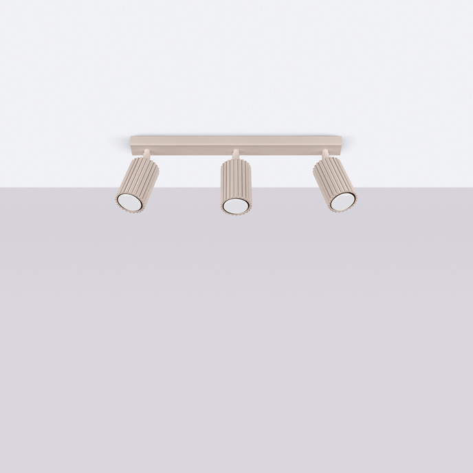 Wandlamp KARBON taupe met schakelaar