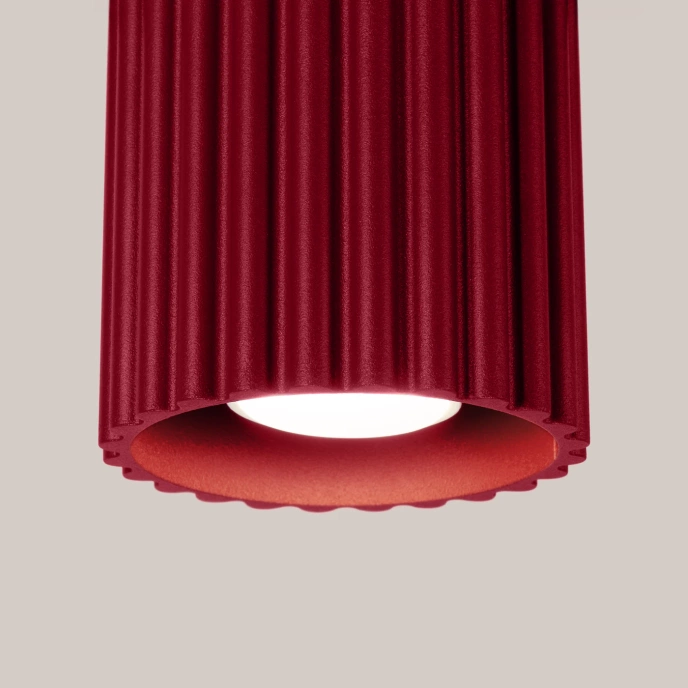 Plafondlamp AURA 1 bordeaux GU10
