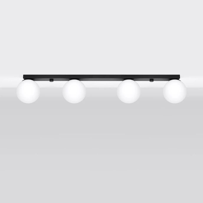 Plafondlamp YOLI 4 zwart