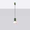 Hanglamp ESTRIA 1 beige/olijfgroen