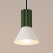 Hanglamp ESTRIA 1 beige/olijfgroen