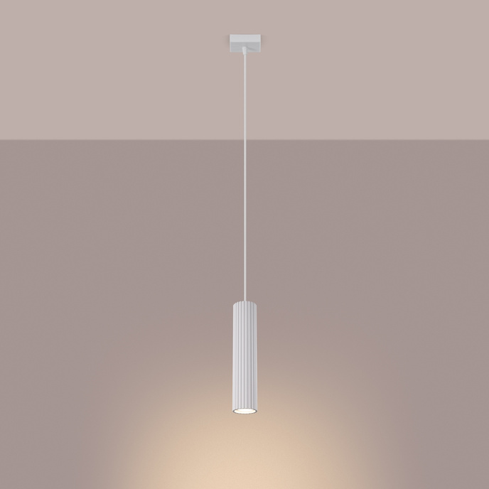 Hanglamp KARBON 1 wit