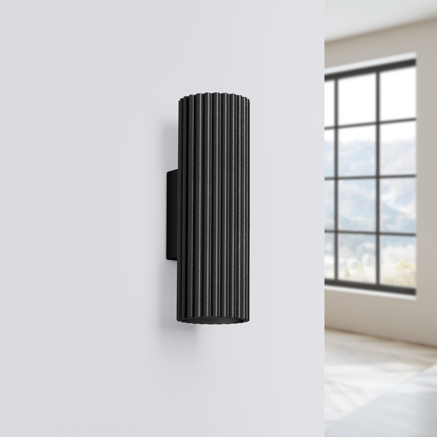 Wandlamp KARBON 20 zwart