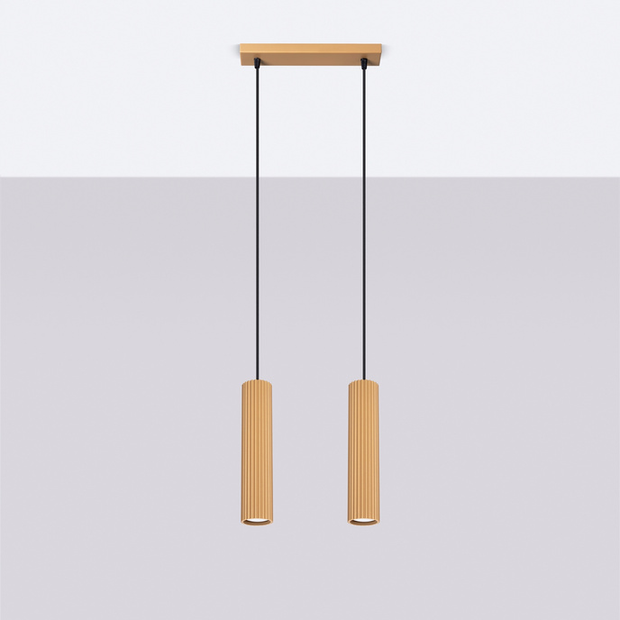 Hanglamp KARBON 2 goud