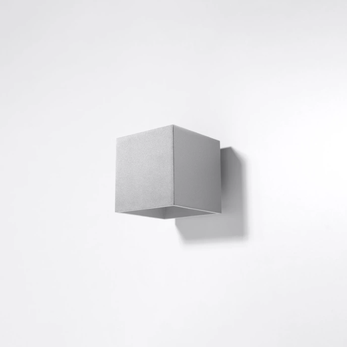 Wandlamp QUAD 1 grijs