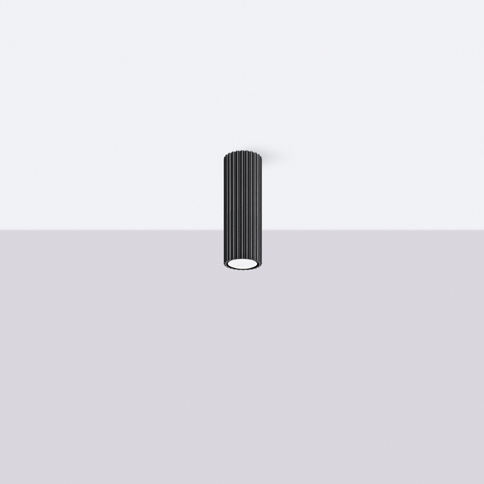 Plafondlamp KARBON 20 zwart