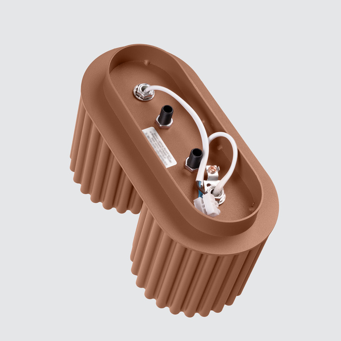 Plafondlamp AURA 2 mokka GU10