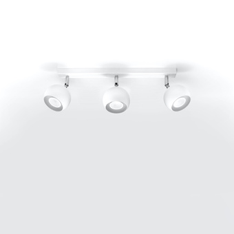 Plafondlamp OCULARE 3 wit