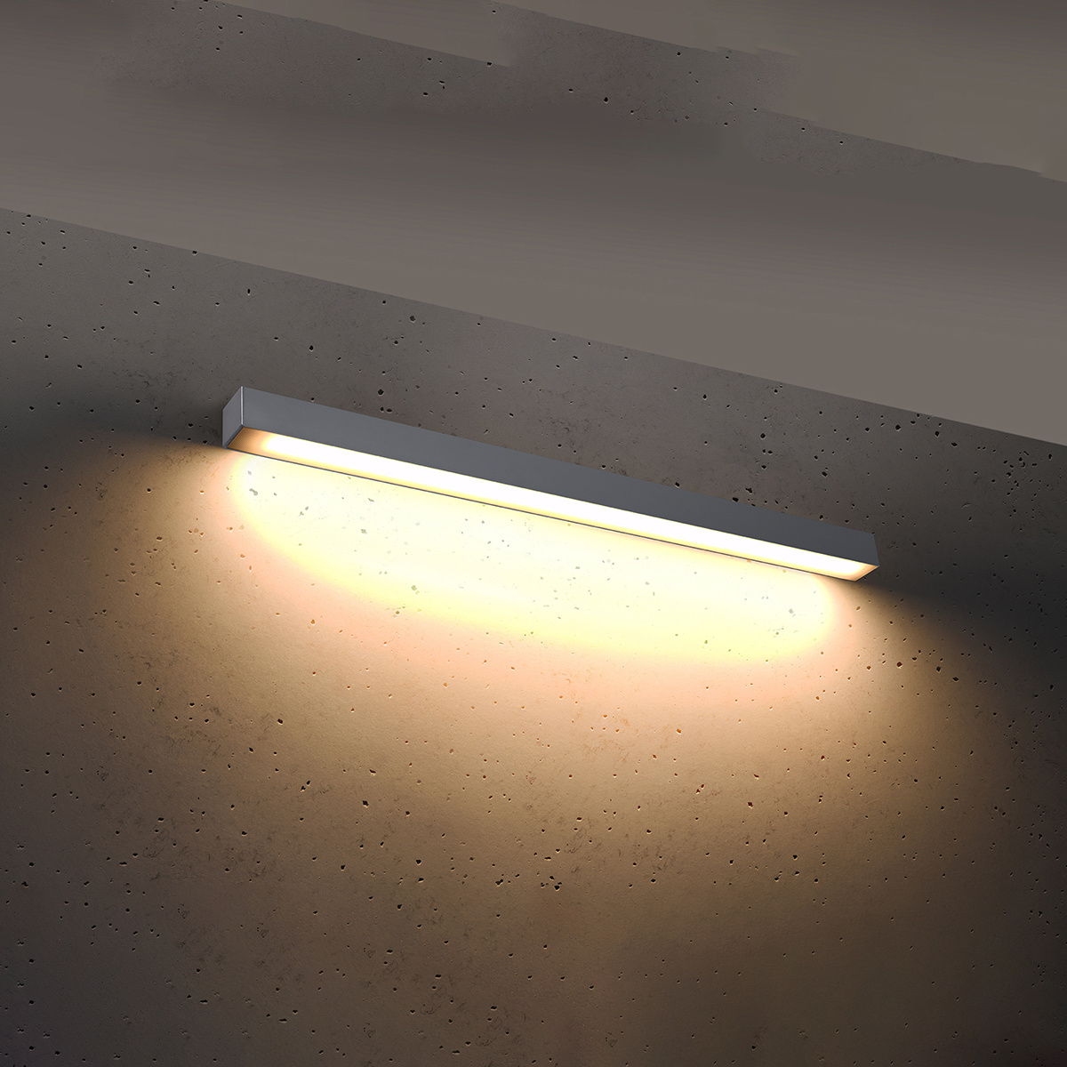 Wandlamp PINNE 90 grijs