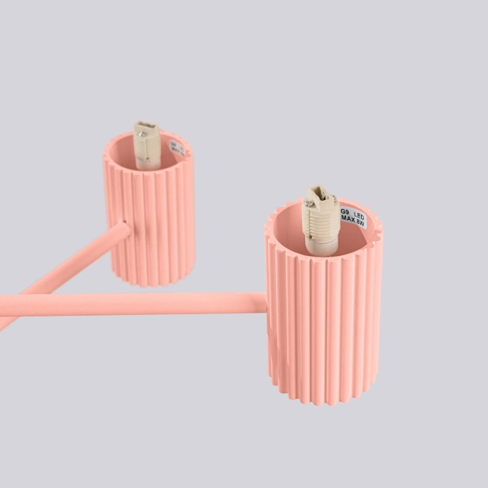 Kroonluchter HALO 6 perzik