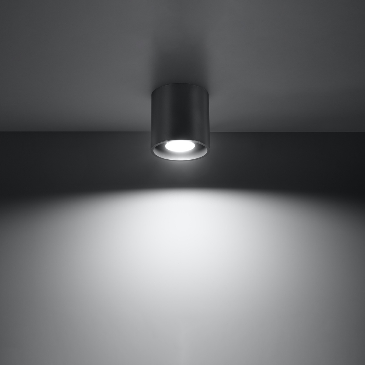 Plafondlamp ORBIS 1 antraciet