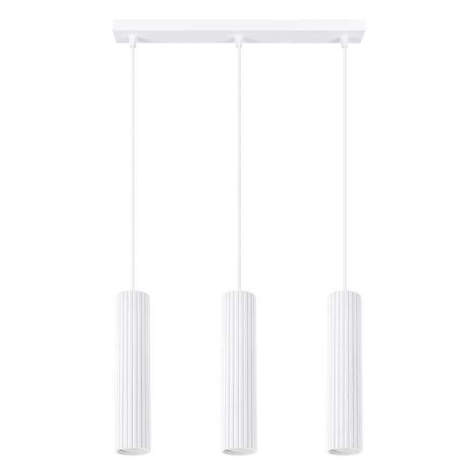 Hanglamp KARBON 3L wit