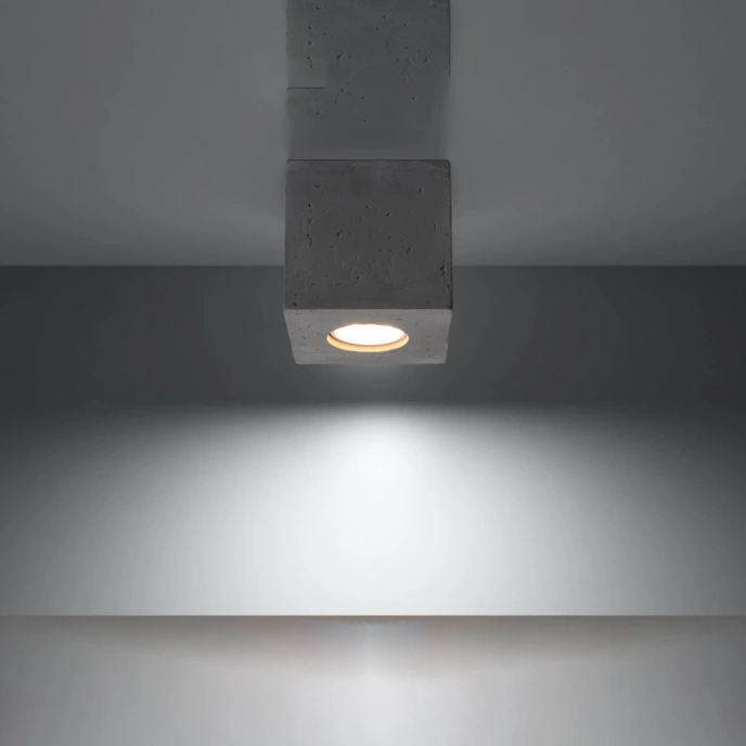 Plafondlamp QUAD beton